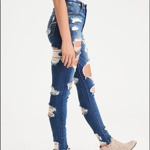 American eagle high waisted jeans